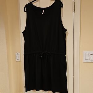 Ideology Sleeveless Black Mini Dress